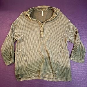 Free People Oversized Tunic Sweater Shirt